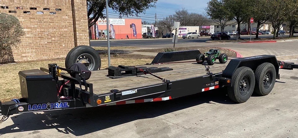 20ft Equipment Flatbed Trailer rental in Austin TX - view 1
